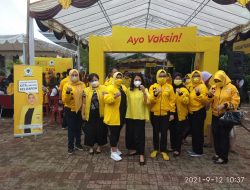 Dukung Vaksinasi Nasional DPD Golkar Kab Bekasi melakukan vaksin 1.000 Warga 