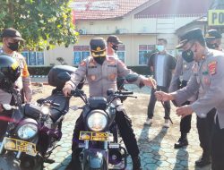 Jelang Nataru Polres Masuji Lakukan Pengecekan Kendaraan Patroli Skala Besar