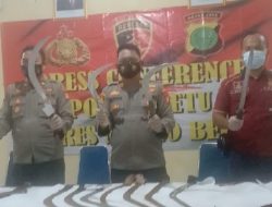 Polsek Setu Kabupaten Bekasi Berhasil Amankan Tiga Pelajar Hendak Tawuran, Celurit dan Stick Golf Jadi Alat Bukti