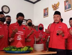 HUT PDI Perjuangan Ke-49, DPC Kabupaten Bekasi Pasang Ribuan Bendera