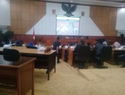 DPRD kab madiun menggelar rapat paripurna dalam rangka laporan LKPJ akhir tahun anggaran 2021