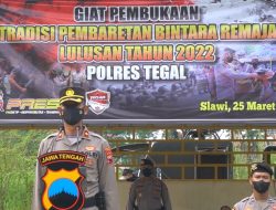 Wakapolres Tegal Pimpin Apel Pembukaan Bina Bina Tradisi Dan Pembaretan Bintara Baru 2022