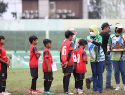 Atalia Ridwan Kamil Hadiri Penutupan Turnamen Sepak Bola U-10