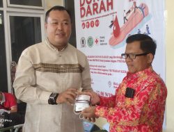 Sekwan DPRD Kab OKI Antusias Donor Darah Dalam Rangka Ruwahan Kebangsaan