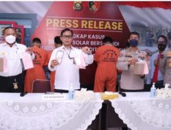 Ditreskrimsus Polda Sumsel Berhasil Mengungkap Dua Kasus Penimbunan BBM Solar Bersubsidi