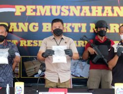 Ditresnarkoba Polda Jateng Musnakan 20 Kg Ganja Dan 4 Kg Sabu Hasil Temuan Ops Bersinar Candi 2022