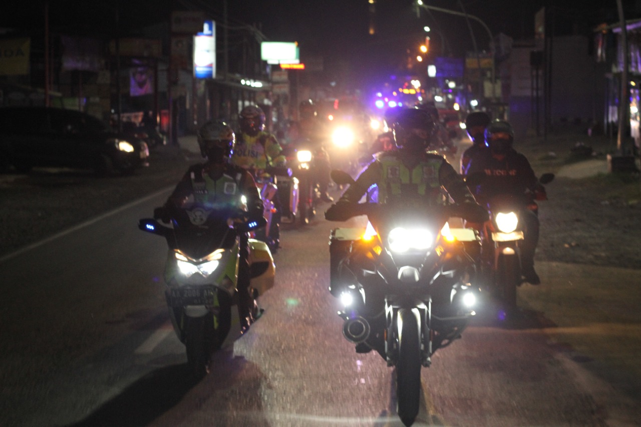 Blue Light Patrol Polres Tegal, Cegah Gangguan Kamtibmas Di Bulan Ramadhan