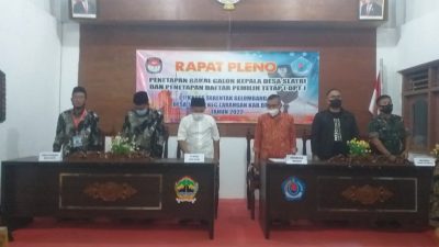 Rapat Pleno Penetapan Bakal Calon Kepala Desa Dan Penetapan DPT Desa Selatri