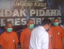 Satreskrim Polres Brebes Berhasil Menciduk 5 Orang Komplotan Pencuri Tabung Gas 3 Kg