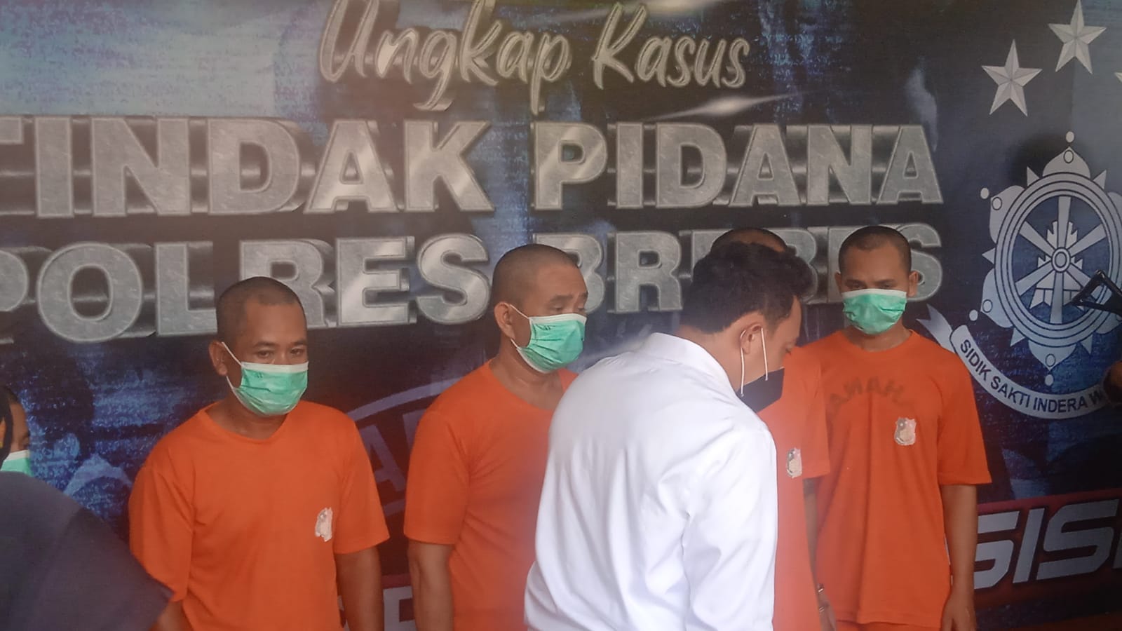 Satreskrim Polres Brebes Berhasil Menciduk 5 Orang Komplotan Pencuri Tabung Gas 3 Kg