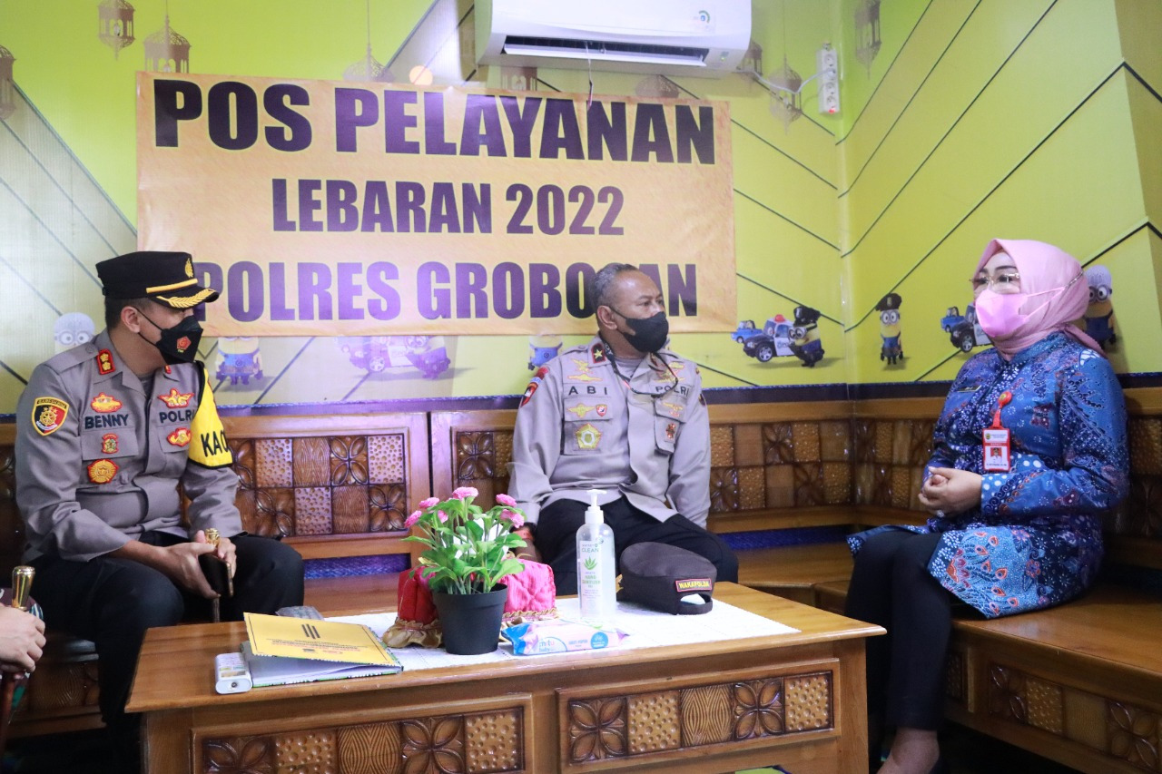 Wakapolda Jateng Cek Pos Pam Simpang Lima Purwodadi Kabupaten Grobogan