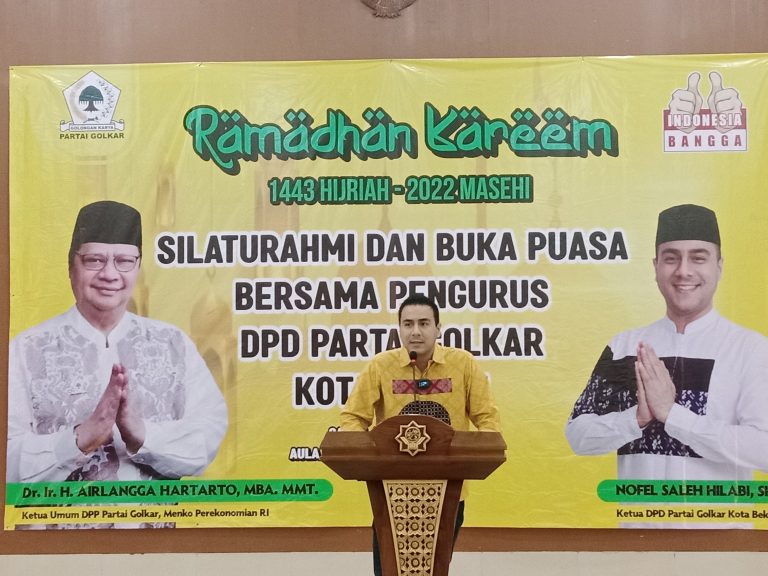 Ketua DPD Golkar Kota Bekasi Nofel Adakan Buka Bersama dan Silaturahmi