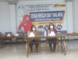 BPOM Semarang Bersama Dewi Aryani Anggota DPR RI Komisi IX Hadir Dan Melayani Masyarakat Di Tegal