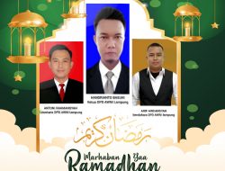 Ketua DPD AWNI provinsi Lampung mengucapkan marhaban ya romadhon selamat menunaikan ibadah bulan suci Ramadhan 1443 H / 2022