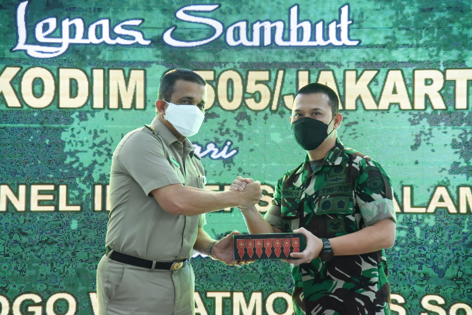 Tradisi Acara Lepas Sambut Dandim di Gelar Kodim 0505/Jakarta Timur