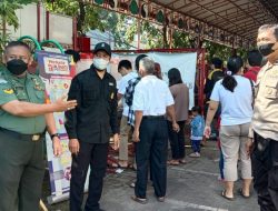 Babinsa dan Tiga Pilar Cipinang Besar Selatan Lakukan Pengamanan Hari Waisak Imlek 2566 BE di Vihara Silaparamita