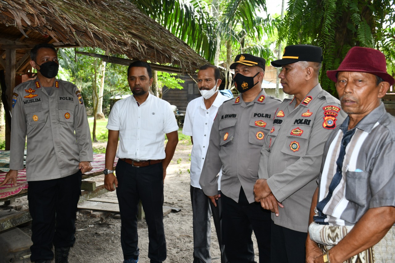 Tiba di Aceh Timur Dirbinmas Polda Aceh Cek Lokasi Peternakan Hewan Warga