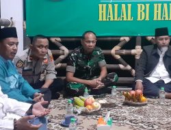 Giat Komsos Danramil 07/Cipayung, Jalin Silaturahmi Dengan Halal Bihalal