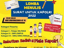 Lomba Menulis Surat Kepada Kapolri 2022