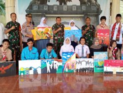 Memperingati Hari Lahir Pancasila, Kodim 0505/JT Gelar Lomba Melukis Tingkat SMA