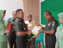 Dandim 0505/JT Pimpin Korprapot Wisuda Purna Tugas Perwira dan Bintara