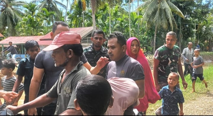 Kapolsek Pantee Bidari Turun Langsung Membantu Mencari Dan Evakuasi Bocil Tenggelam disaluran Irigasi