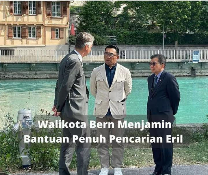 Bertemu Ridwan Kamil, Pemerintah Swiss Tekankan Pencarian Eril Jadi Prioritas