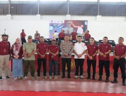 Polres Aceh Timur Menggelar Kejuaraan Badminton Kapolres Cup III Dalam Rangka Hari Bhayangkara Ke 76