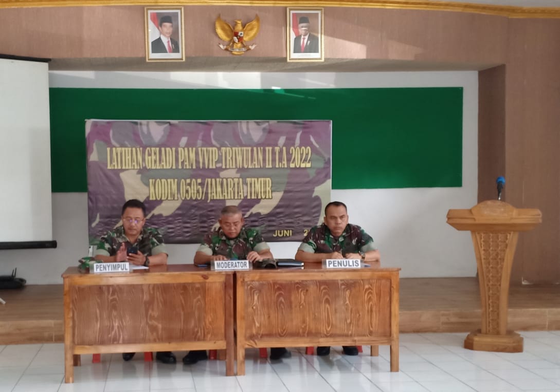 Kodim 0505/JT Gelar Latihan Gladi Pengamanan VIP/VVIP