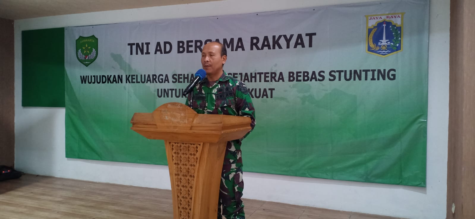 Kodim 0505/JT Gelar Program KB-Kesehatan, Wujudkan Keluarga Sehat Dan Sejahtera Bebas Stunting Untuk Indonesia Kuat