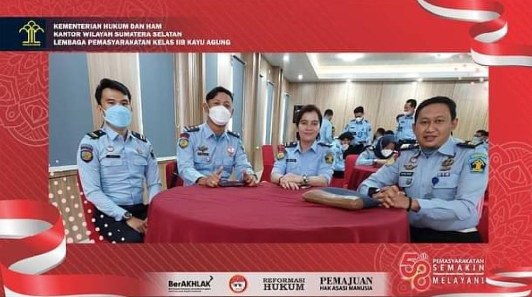 Lapas Kelas IIB Kayuagung Mengikuti Bimtek