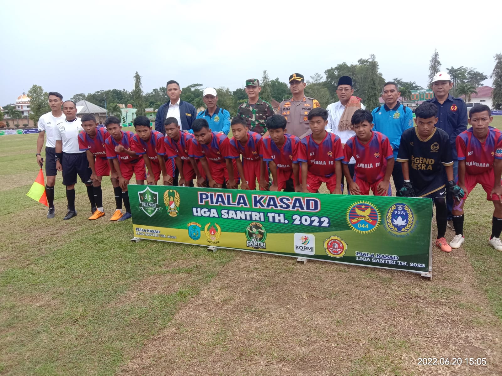 Pembukaan Liga Santri Piala KASAD, Dandim 0402/OKI : “junjung tinggi sportivitas”.