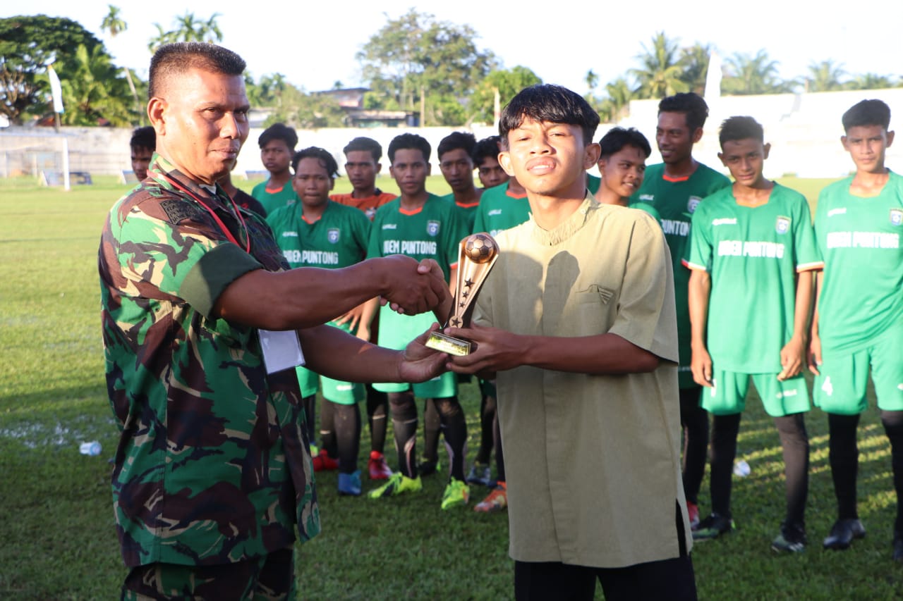 Piala Kasad Liga Santri PSSI Tahun 2022 Kodim 0104/Aceh Timur. Sukses Diraih oleh Sang Juara 1 Muda Ranger FC