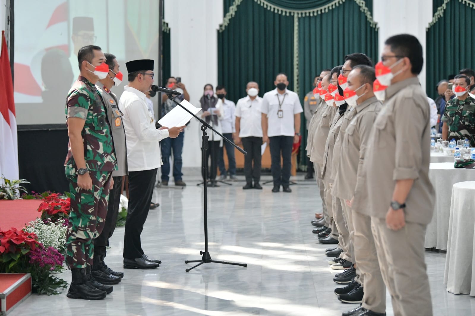 Lantik FKDM Periode 2022-2025, Ridwan Kamil: Manfaatkan Teknologi Untuk Deteksi Bahaya Pengancam Kondusivitas