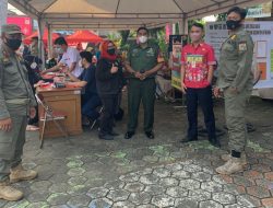 Babinsa Koramil 01/Jatinegara Bersama Tiga Pilar Kelurahan Cipinang Cempedak Gelar Vaksin Lanjutan Booster