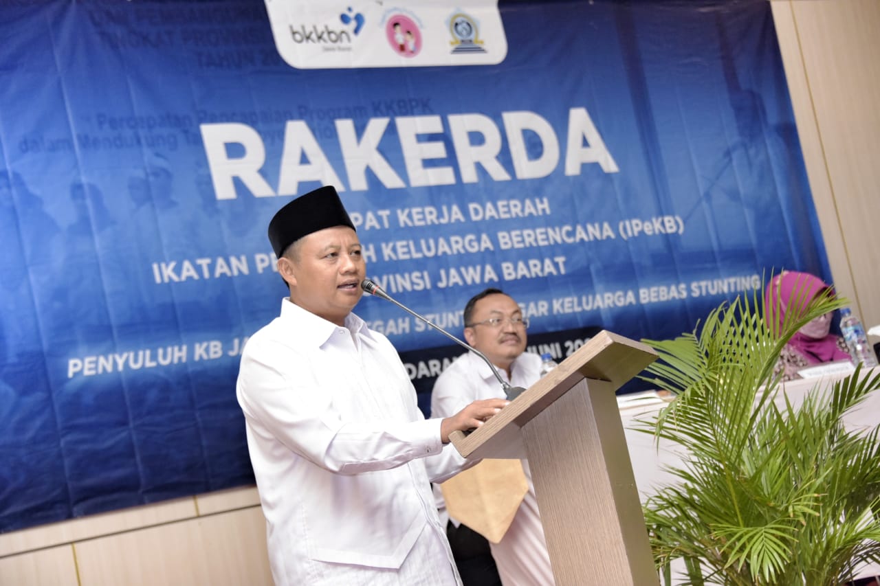 RAKERDA IPeKB :Wagub Jabar Ingatkan Penyuluh KB, Penanganan  Stunting Tetap Skala Prioritas