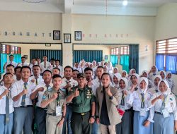 Kodim 0402/OKI Memberi Materi Wasbang dan Bela Negara Kepada Siswa/i SMKN 01 Kayuagung – Dinasti News