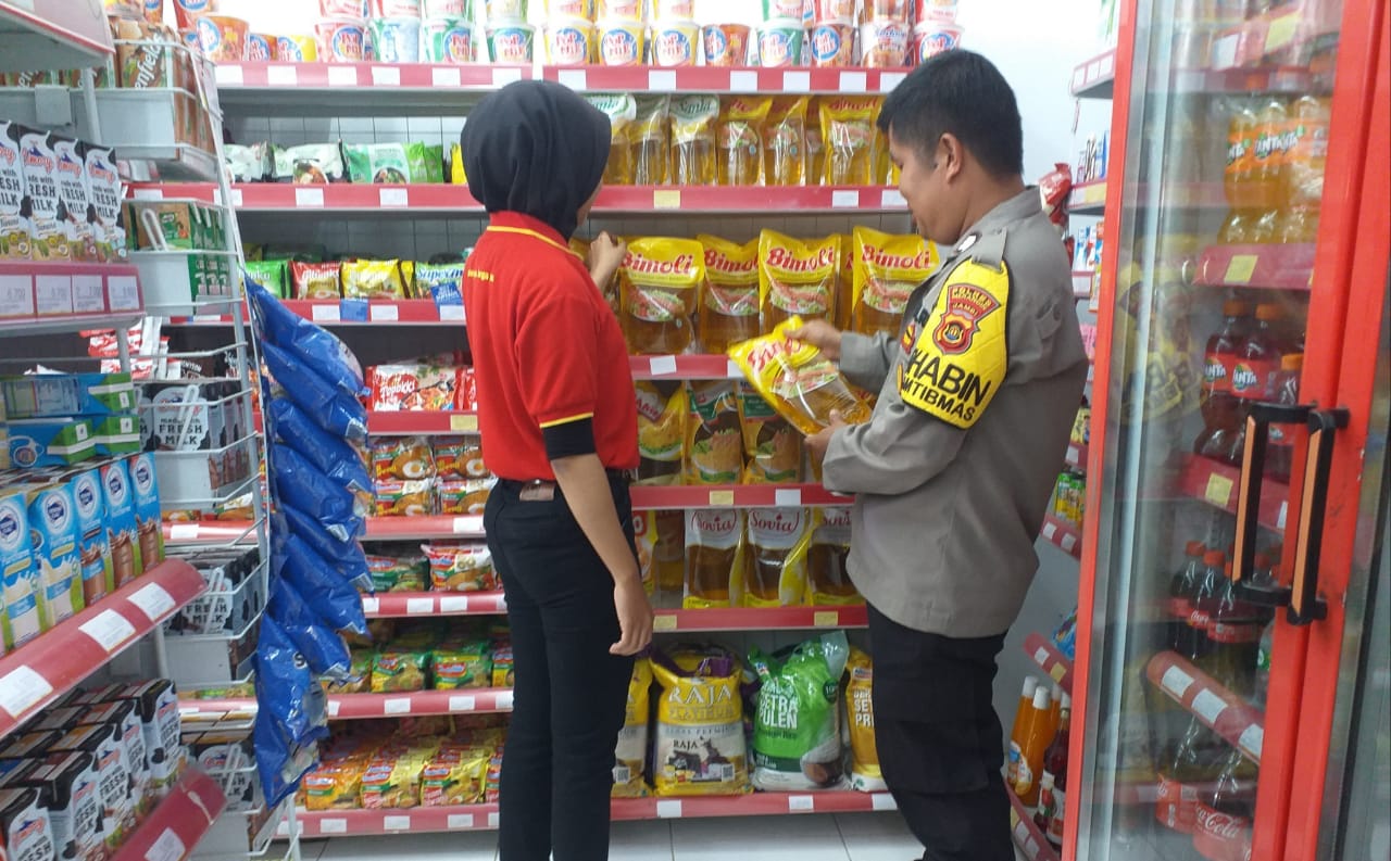 Komoditi Pertanian Lokal Tinggi. Polsek Tabir Pantau Pasar berkala