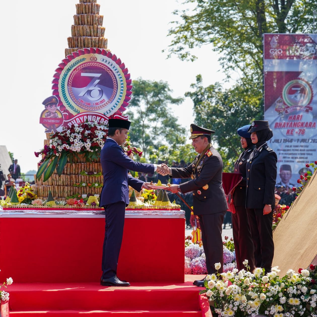 Jadi Irup HUT Bhayangkara, Presiden Ingatkan Polri Utamakan Tindakan Humanis