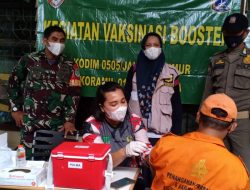 Tingkatkan Imunitas Kesehatan Warga Cipinang Cempedak, Koramil 01/Jatinegara Gelar Vaksin Booster