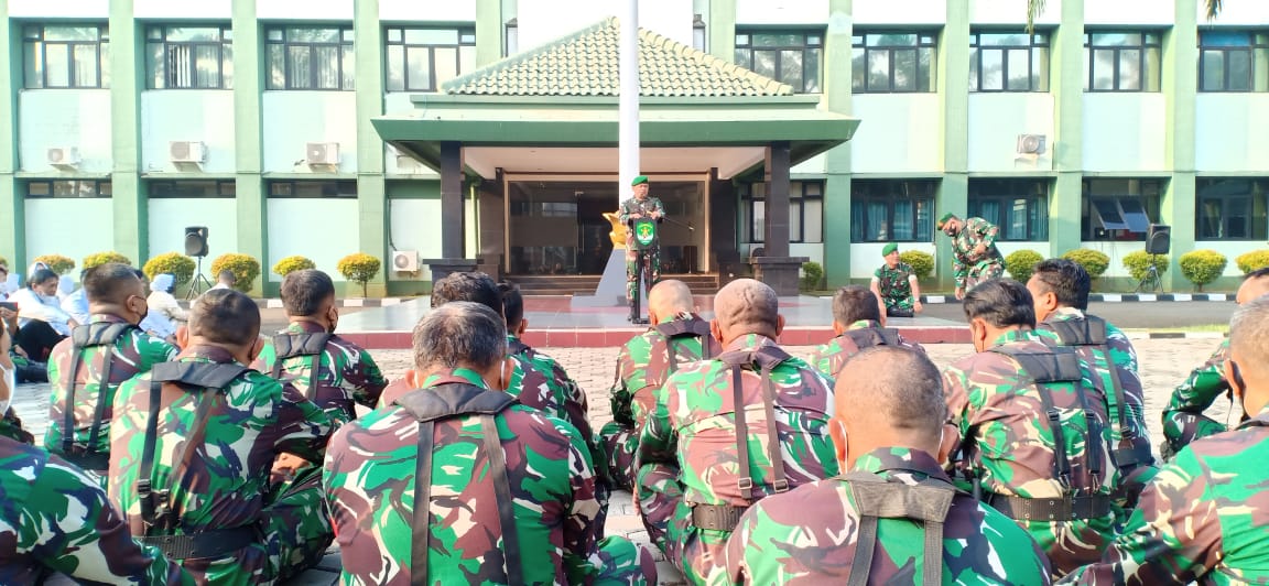 Semangat Motivasi Babinsa di Berikan Dandim Pada Jamdan