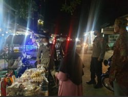 Personel Polsek Kuta Makmur Patroli Malam Hari Sisir Dua Gampong