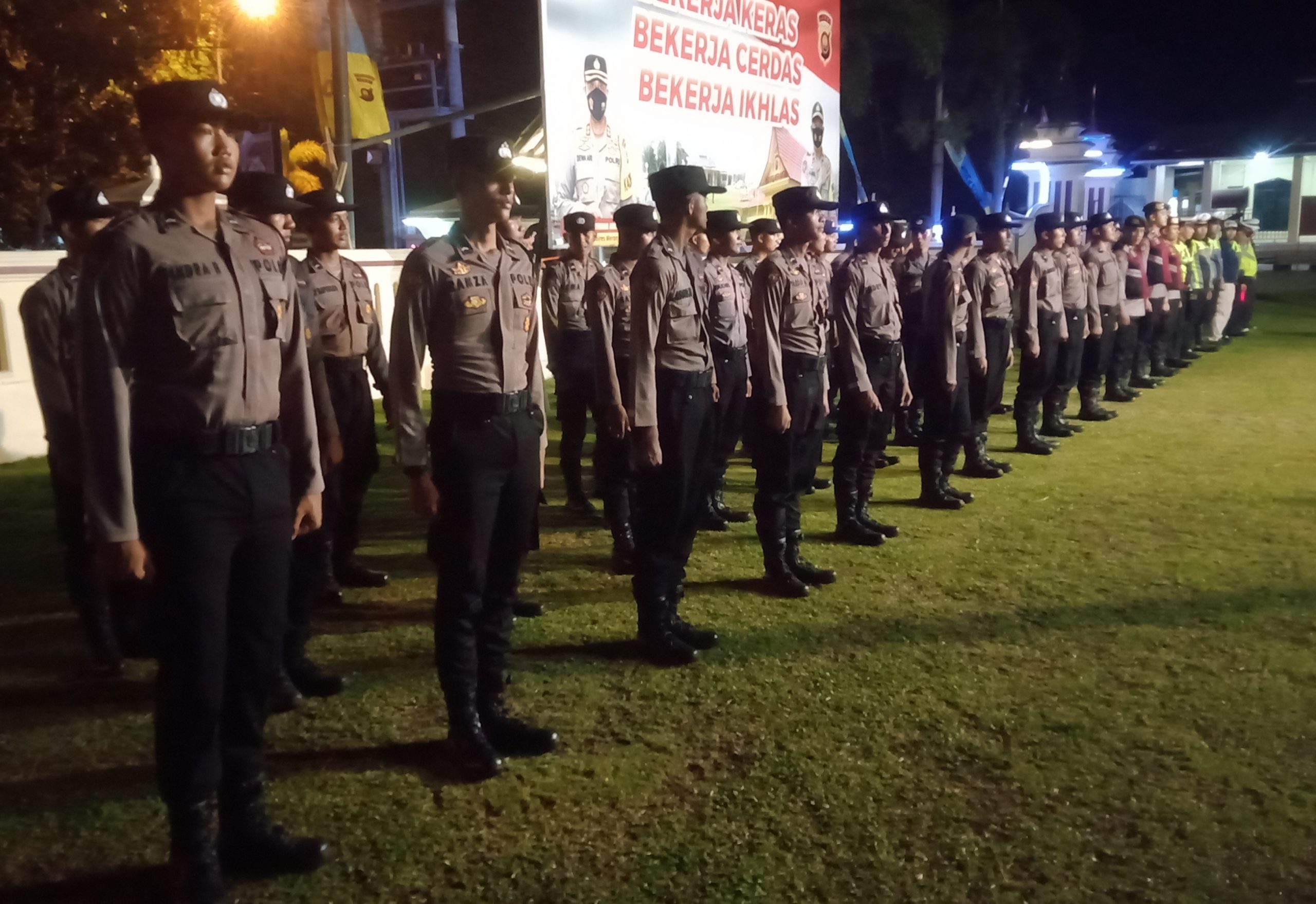 Antisipasi Balap Liar DiMalam Minggu,Polres Merangin Laksanakan Siaga