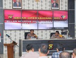 Kapolres Merangin Gelar Operasional Evaluasi Perbulan diMapolres Merangin