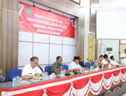 Gebyar HUT Ke 77 RI. Pj. Bupati Pidie Gelar Rapat Penggalangan 10 Juta Bendera Merah Putih.