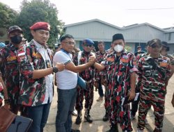 ORMAS LASKAR MERAH PUTIH (LMP) GELAR  UNRAS  DI PT SUNGGO METAL  CEMERLANG