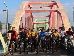 Gowes Sepeda Santai Polres Sarolangun, Bangun Kebersamaan bersama Stakeholder dan Komunitas