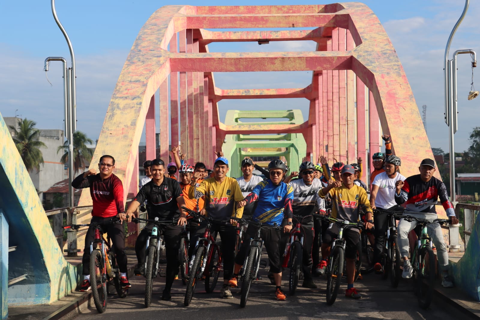 Gowes Sepeda Santai Polres Sarolangun, Bangun Kebersamaan bersama Stakeholder dan Komunitas