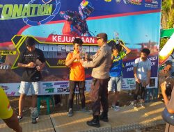 Grasstrack Aman,Polsek Bangko Apresiasi Warga Menjaga Kamtibmas Saat Perlombaan