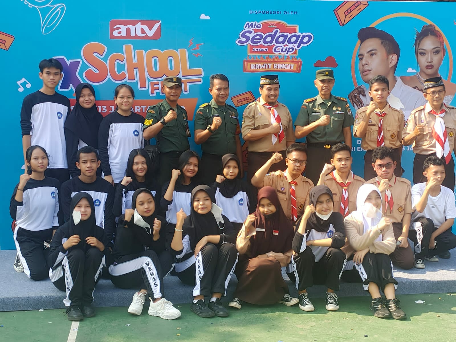 Wasbang dan Kegiatan XSCHOOL FEST ANTV di SMA Negri 113 Oleh Kapten Inf Irwan